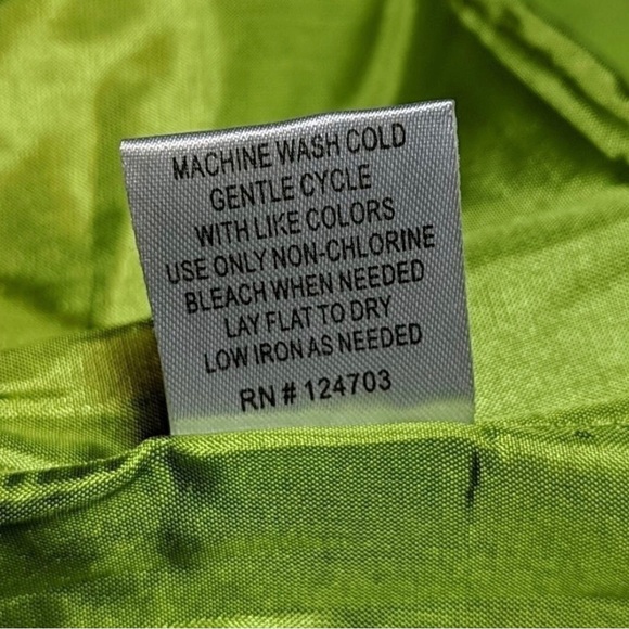 Joni B Lime Green Embroidered Trapeze Blazer - Picture 11 of 11